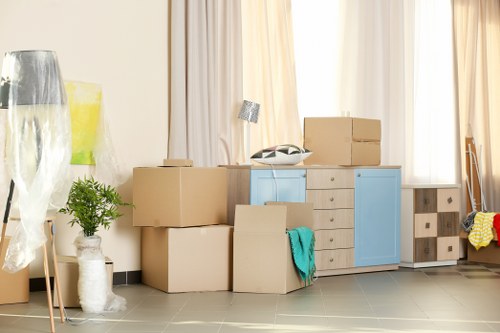 Local removals team handling a residential move in Officeremovals