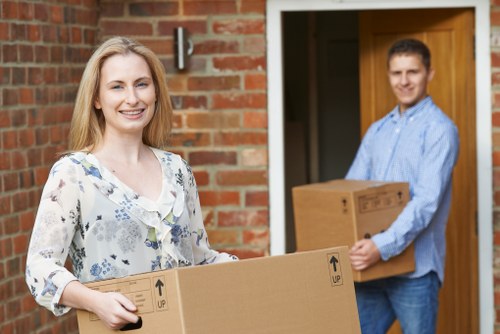 Man and van moving service with careful loading and professional support