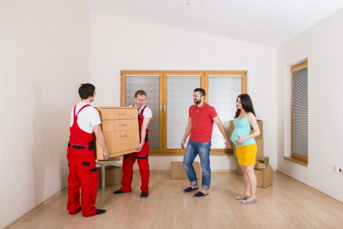 Removals van arranged for a residential and commercial relocation in Officeremovals
