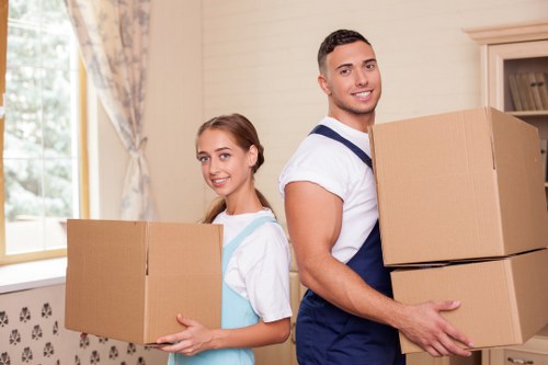 Apartment removals with stairs and tight access in the Officeremovals area