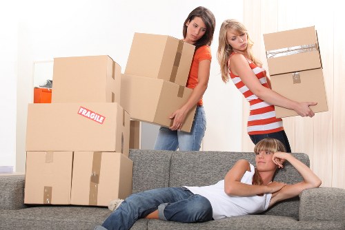 Risk assessment underway before a man and van move