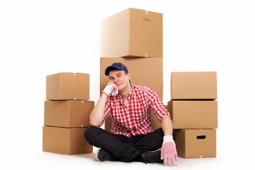 Local moving van suited for residential and commercial relocations