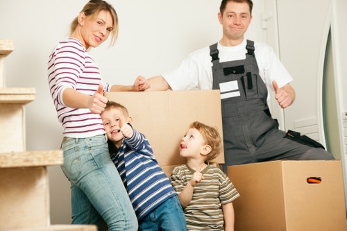 Local office removal service managing access and parking challenges